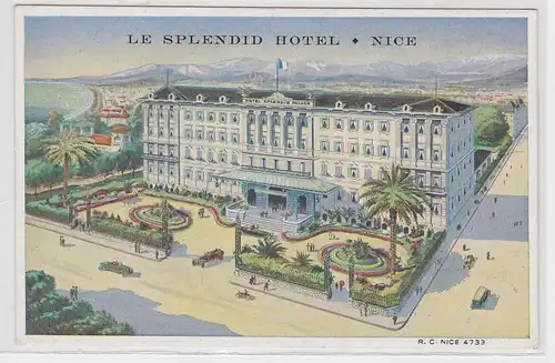 35745 Ak Nice Nizza le Splendid Hotel um 1930