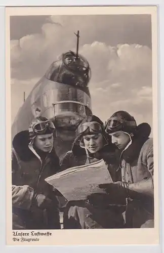 21938 Ak Unsere Luftwaffe "Die Flugroute" um 1935