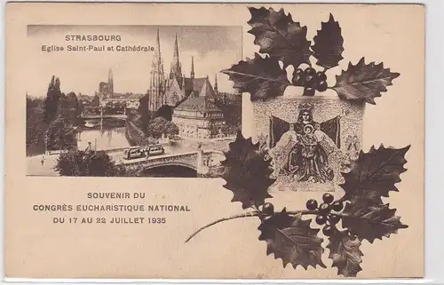 88121 Ak Strasbourg Congres Eucharistique National 23.Juli 1935