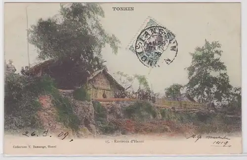 97300 Ak Tonkin Environs d`Hanoi französisch Indo China Vietnam um 1907