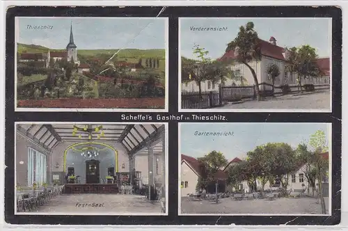 58537 Mehrbild Ak Scheffels Gasthof Thieschitz um 1920