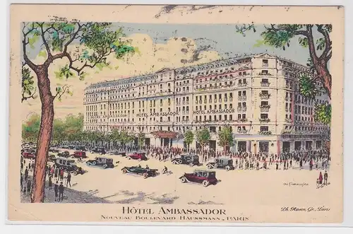 73312 Ak Paris Hotel Ambassador um 1930