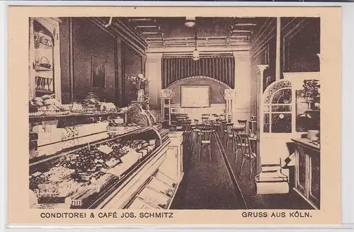 903594 AK Gruss aus Köln - Conditorei & Café Jos. Schmitz, Innenansicht