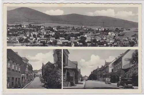 903593 Mehrbild AK Niedermendig am Laacher-See - Straßenansicht mit Hotels 1930