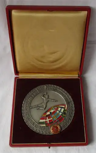 DDR Plakette 3. Weltmeisterschaft im Hallenhandball Männer Berlin 1958 (136000)