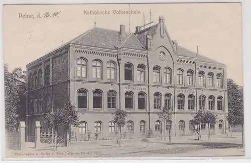 07787 AK Peine - Katholische Volksschule 1910