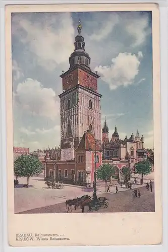 903540 AK Krakau (Kraków) - Rathausturm (Wieża Ratuszowa)