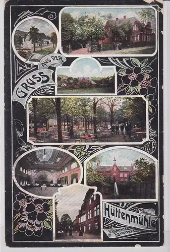 32974 Mehrbild AK Gruss aus der Hüttenmühle bei Hohenstein-Ernstthal 1907