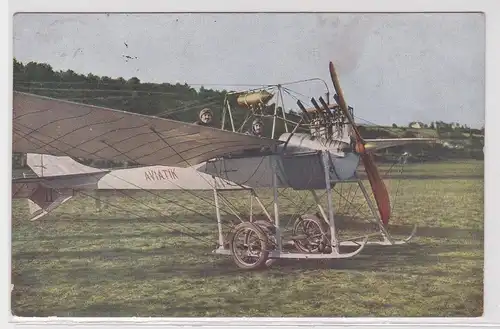 903822 AK Jeanin auf Aviatik-Eindecker - Farbenphotographische Aufnahme 1913