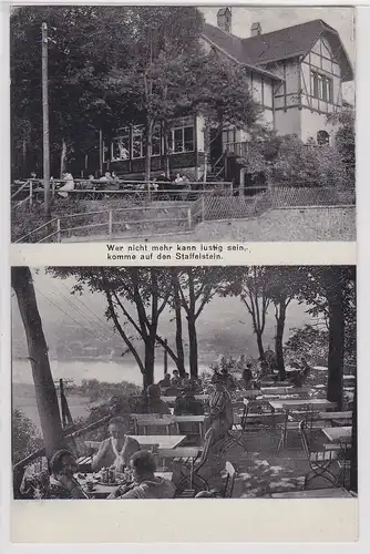 52069 AK Niederpoyritz - Gasthaus mit Gartenpartie 1939
