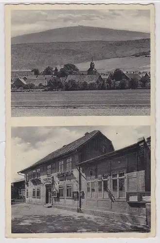 903591 AK Harlingerode am Harz - Gasthof Deutscher Kaiser Inh. O. Bothe 1937