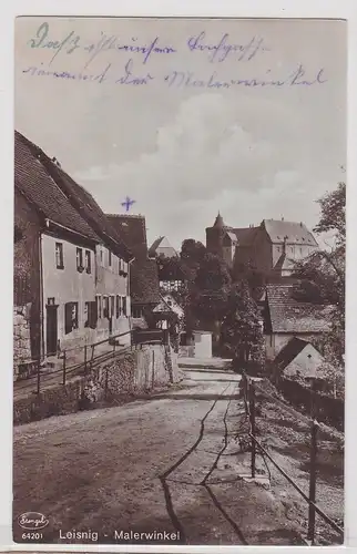 902996 AK Leisnig - Malerwinkel, Straßenansicht 1933