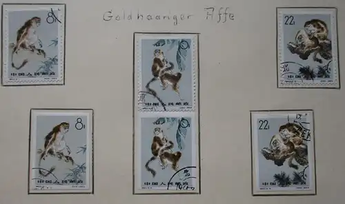 VR China 1963/4 Briefmarken Michel 739,740,741-743 A und B, 776/7 gest. (163533)