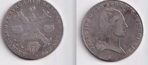 1 Taler Silbermünze Österreich Habsburg RDR 1796 C Franz II (158541)