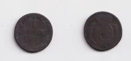 1 Pfennig Kupfer Münze Sachsen 1773 C (155152)