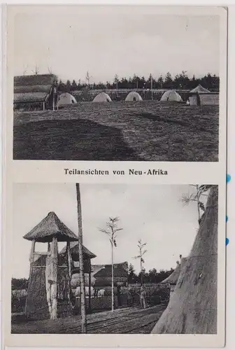 86365 Ak Teilansichten von Neu-Afrika bei Ahrensdorf - Erbauer Robert Preußner