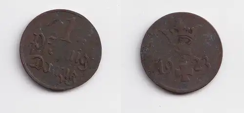 1 Pfennig Kupfer Münze Danzig 1923 Jäger D 2 ss (142286)