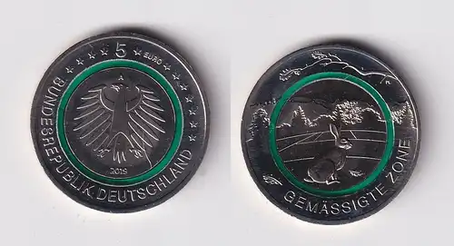 5 Euro Sammlermünze Deutschland 2019 Prägeort A gemäßigte Zone (157636)