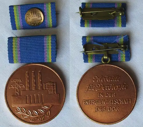 Medaille für Verdienste in der Energiewirtschaft in Bronze im Etui (116753)