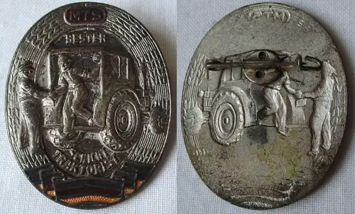 DDR Abzeichen MTS Maschinen-Traktoren-Station Bester Schicht Traktorist (114650)