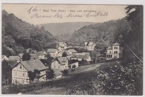 904242 Feldpost Ak Bad Thal (Thür.) - Blick vom Schloßberg 1917