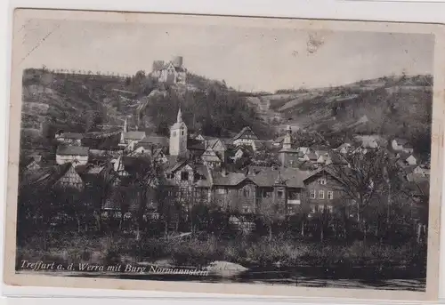 904240 Ak Treffurt a.d. Werra mit Burg Normannstein um 1915