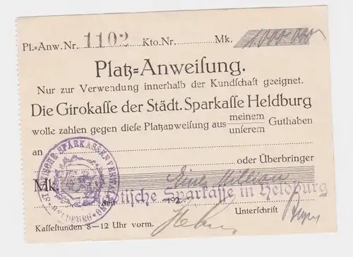 1 Million Mark Banknote städtische Sparkasse Heldburg 1923 (164174)