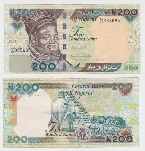 200 Naira Banknote Central Bank of Nigeria 2009 (164130)