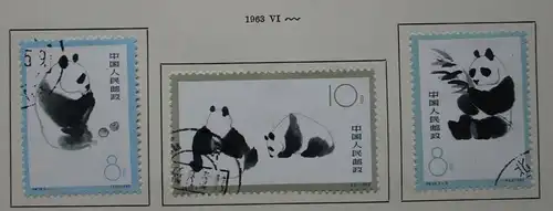 VR China 1963 Briefmarken Michel 736 bis 759 gest. (103608)
