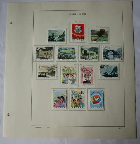 VR China 1965 Briefmarken Michel 873 bis 881, 890 bis 894 gest. (163500)