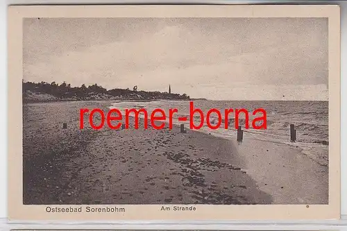 75247 Ak Ostseebad Sorenbohm am Strande um 1930