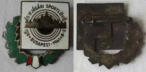 Abzeichen NŐI-ÉS IFJÚSÁGI SPORTLÖVŐ EB BUDAPEST 1961 Jugendsportschießen /163994