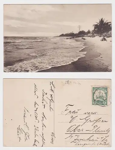 00742 Ak Kribi Kamerun Deutsche Kolonie Strandansicht 1913