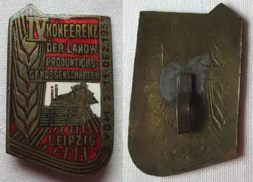 DDR Abzeichen Konferenz landw. Produktionsgenossenschaften Leipzig 1955 (125908)