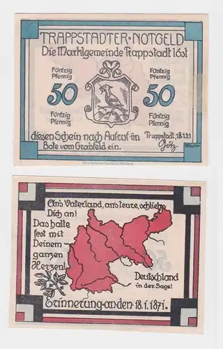 50 Pfennig Banknoten Notgeld Marktgemeinde Trappstadt 1921 (141980)