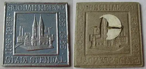 DDR Abzeichen 800 Jahre Stadt Stendal 1165 - 1965 (129766)
