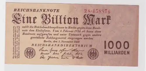 1 Billion Mark Banknote Deutsches Reich Berlin 1.11.1923 Ro.126 b (136438)