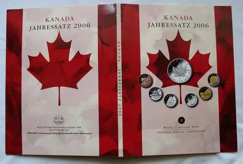 Kursmünzen Jahressatz Kanada 2006 bankfrisch in Originalverpackung (104431)