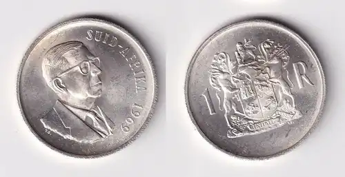 1 Rand Silber Münze Südafrika 1969 Wappen vz (163582)