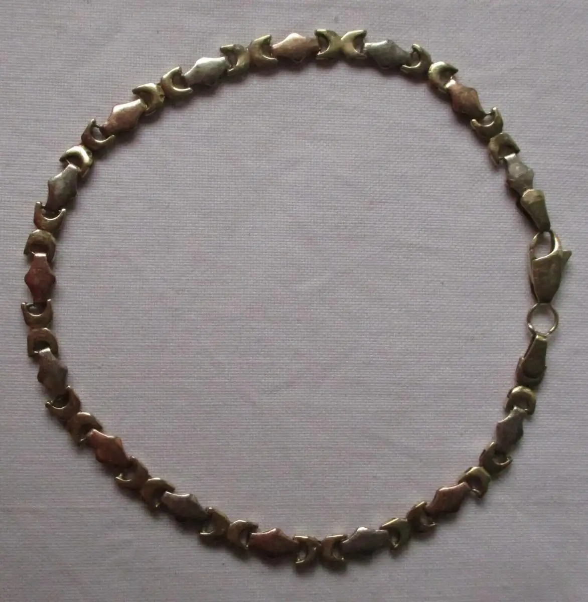 hochwertiges Armband Gliederarmband 585er Gold 14 Karat Tricolor (149650) 0