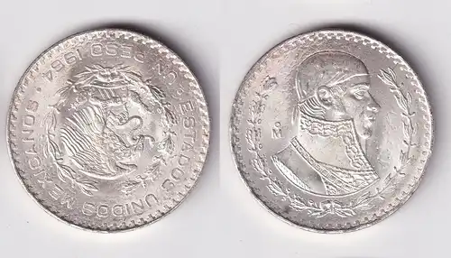 1 Peso Silber Münze Mexiko Jose Morelos 1964 (162846)