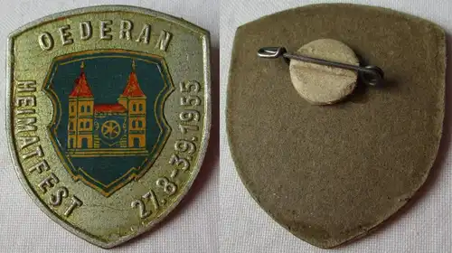 DDR Abzeichen Heimatfest Oederan 27. August - 3. September 1955 (120114)