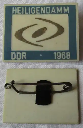 DDR Kunststoff Abzeichen Heiligendamm 1968 (113283)