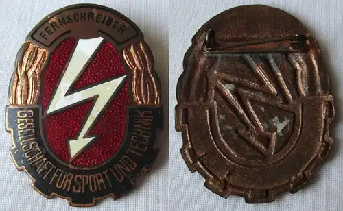 DDR Abzeichen GST Fernschreib-Leistungsabzeicehn Fernschreiber (115069)