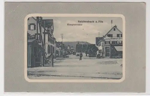 905351 Feldpost Ak Reichenbach a.Fils Hauptstrasse 1915
