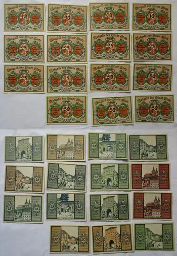 15 Banknoten Notgeld Stadt Glatz Klodzko o.D. (Mai 1921) (160011)