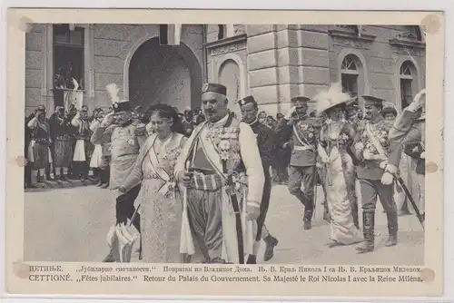 903280 Ak Cettigne Montenegro König Nikolaus I. Palais Gouvernement 1912