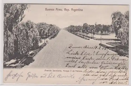 903279 Ak Avenida Sarmiento Buenos Aires Rep. Argentina 1906