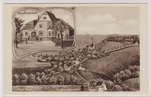 903287 Ak Gruß aus Sorga i.V. Restaurant & Café Wappler um 1920