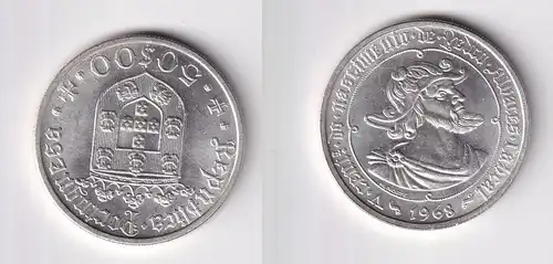 50 Escudos Silbermünze Portugal Pedro Alvares Cabral 1968 (162881)